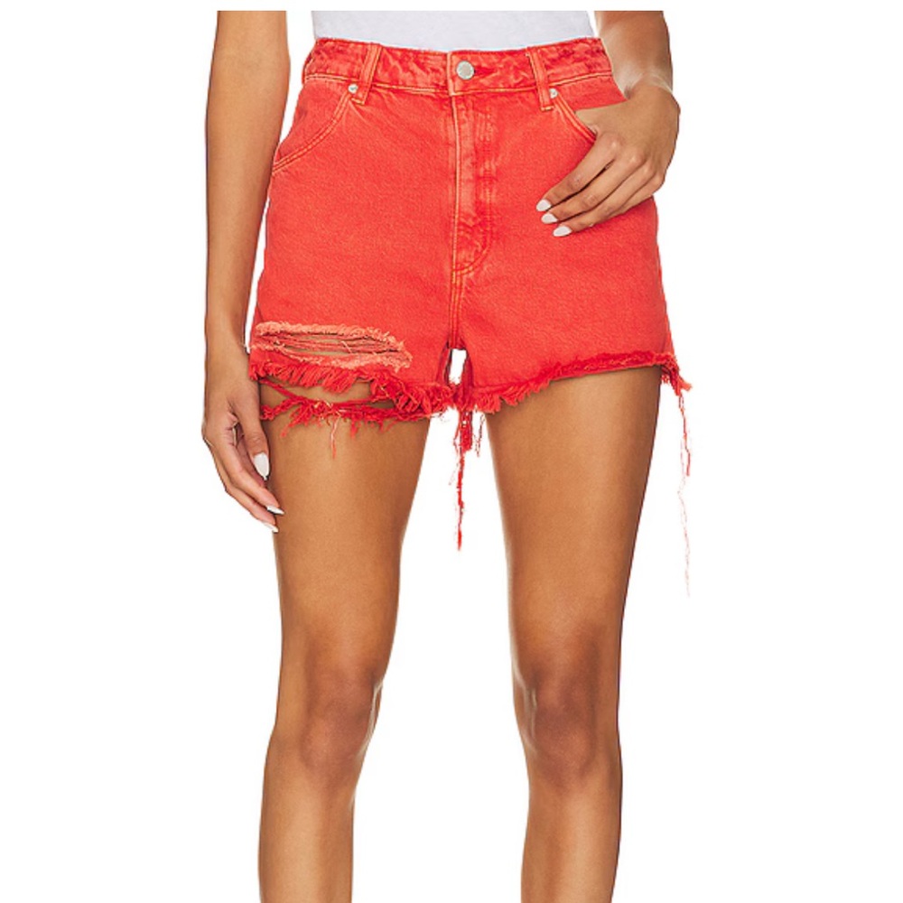 Rolla's Dusters Short Layla in Blood Orange - Picture 4 of 8